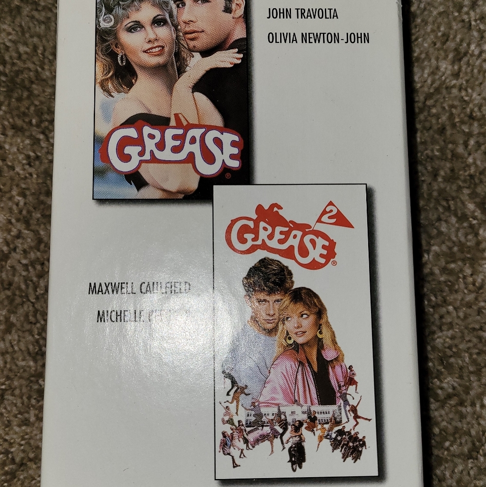 2pk VHS Grease Movie